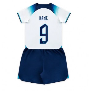 England Harry Kane #9 Hjemmebanesæt Børn VM 2022 Kort ærmer (+ korte bukser)